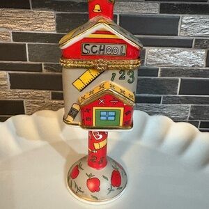 Colorful Schoolhouse Stamp Dispenser
